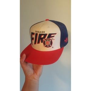 Chicago Fire Soccer Flat Brim Baseball Hat